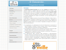 Tablet Screenshot of coopcenacolo.it